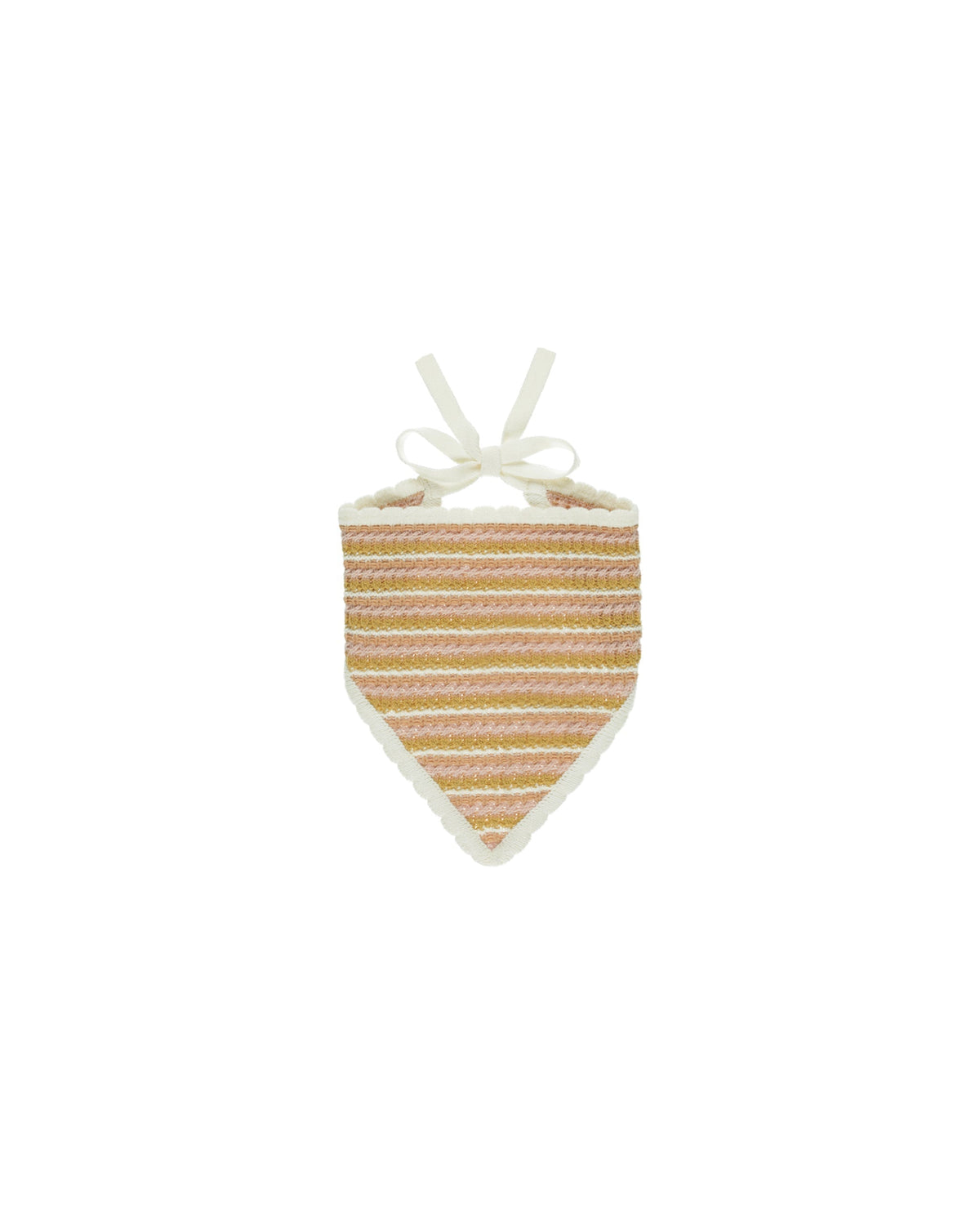 Rylee + Cru Crochet Scarf Headband || Pink Stripe